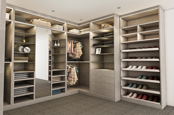 How to add drawers and shelving to your fitted wardrobe