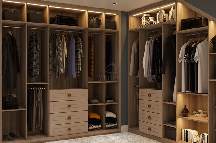 Bespoke Fitted Walk-In Wardrobes in London- Fes Collection