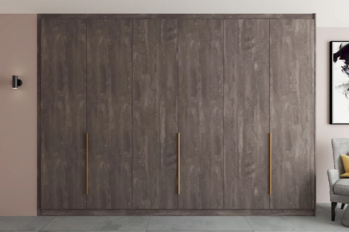 Fitted wardrobes for couples with different storage needs 