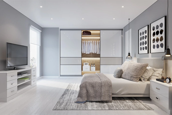 Stylish Gloss Fitted Wardrobes: Perfect Home Storage Solution