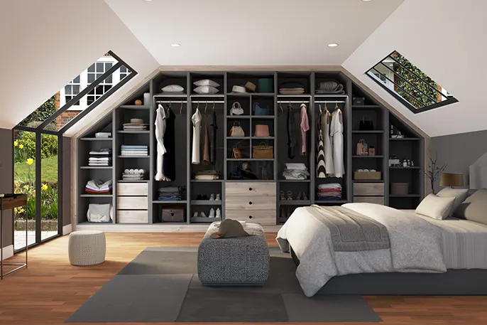 Transform Your Loft Space with Bespoke Fitted Wardrobes and Storage Solutions