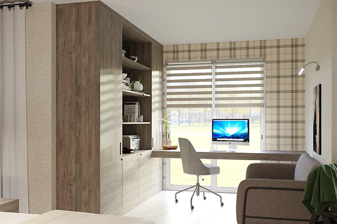 Bespoke Fitted Home Office Furniture - Madrid Collection