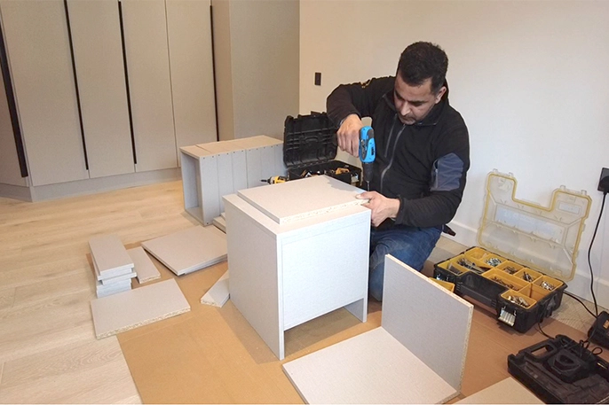 Materials used in the construction of fitted wardrobes