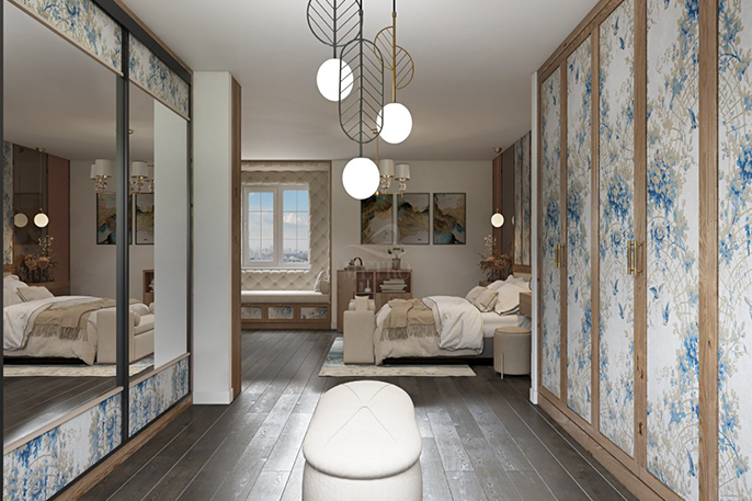 Bespoke Fitted Walk-in Wardrobes - Seville Collection