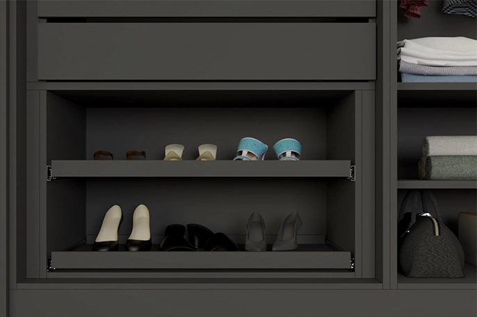 How to add a shoe rack to your fitted wardrobe