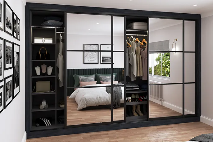 Stylish Sliding Mirror Door Wardrobe Designs for Your Bedroom