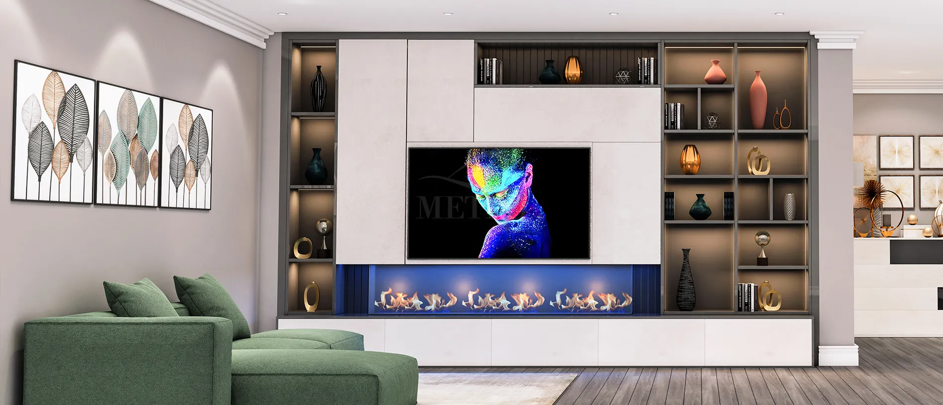 Built in TV Units Bespoke Media Cabinets