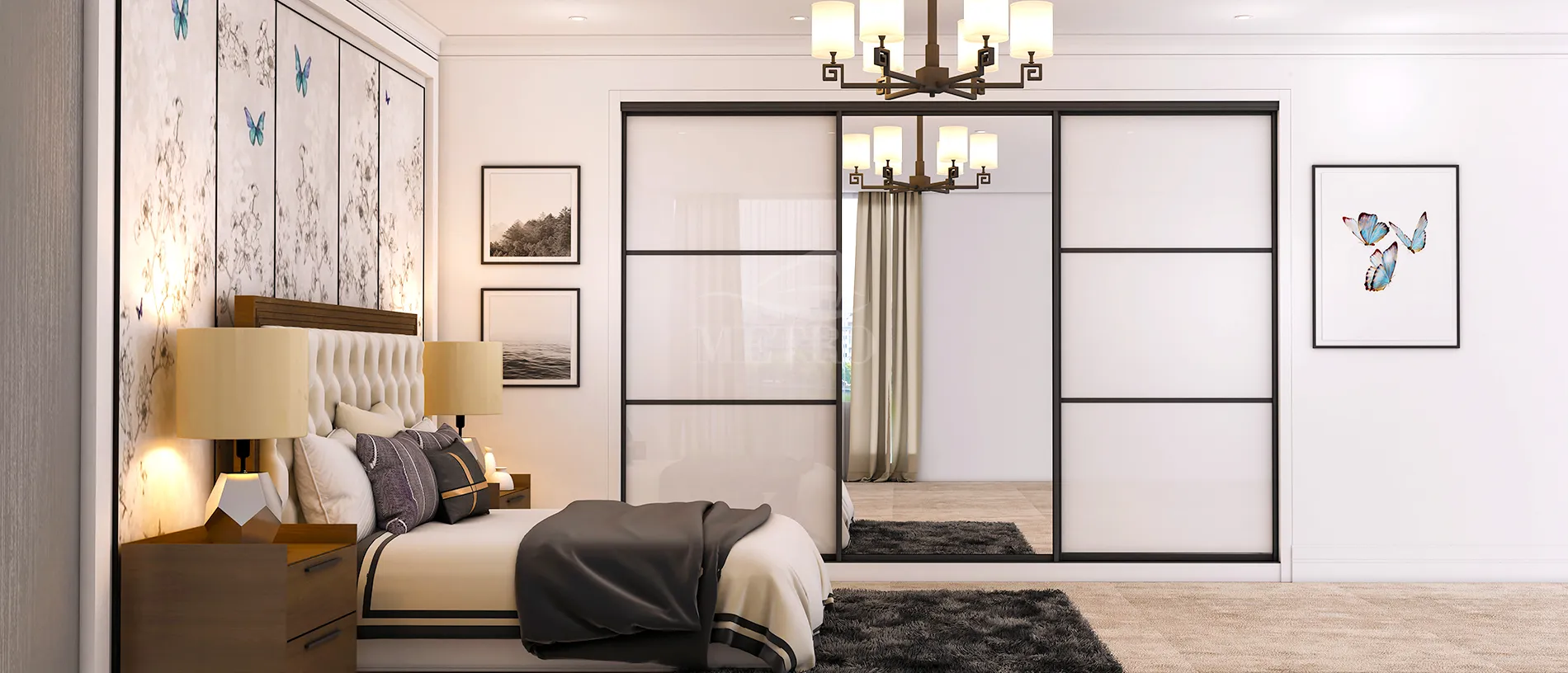 Sliding Wardrobe Glass Door Designs Interior Glass Barn Doors