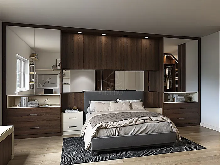 Walnut clearance fitted wardrobes